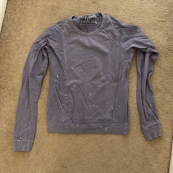 Free City New purple/blue raglan XS - Picture 1 of 5